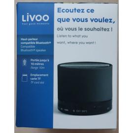 Livoo Haut-parleur compatible Bluetooth® TES175