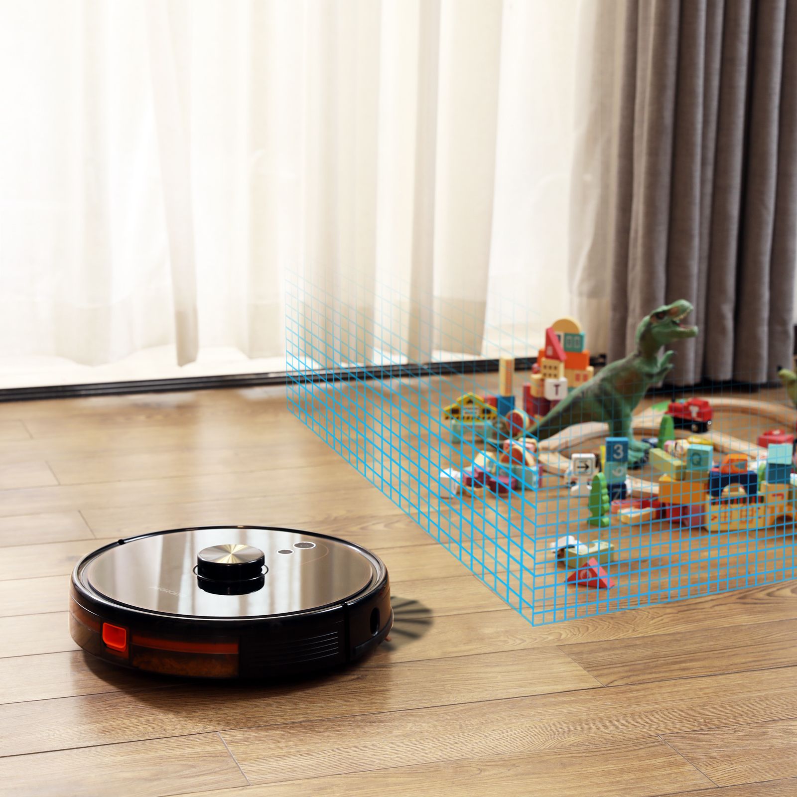 AIRROBO T9 Aspirateur Robot 3000Pa, 2 en 1 Robot Aspirateur Laveur, Navigation Laser Intelligente, WiFi & Alexa & App Connect, Auto-Chargement, 5200mAh Idal pour Poils d'animaux, Tapis image 1 | Rakuten