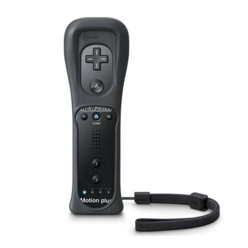 Noir Noir Manette De Jeu Sans Fil Avec Motion Plus, Pour Nintendo Wii