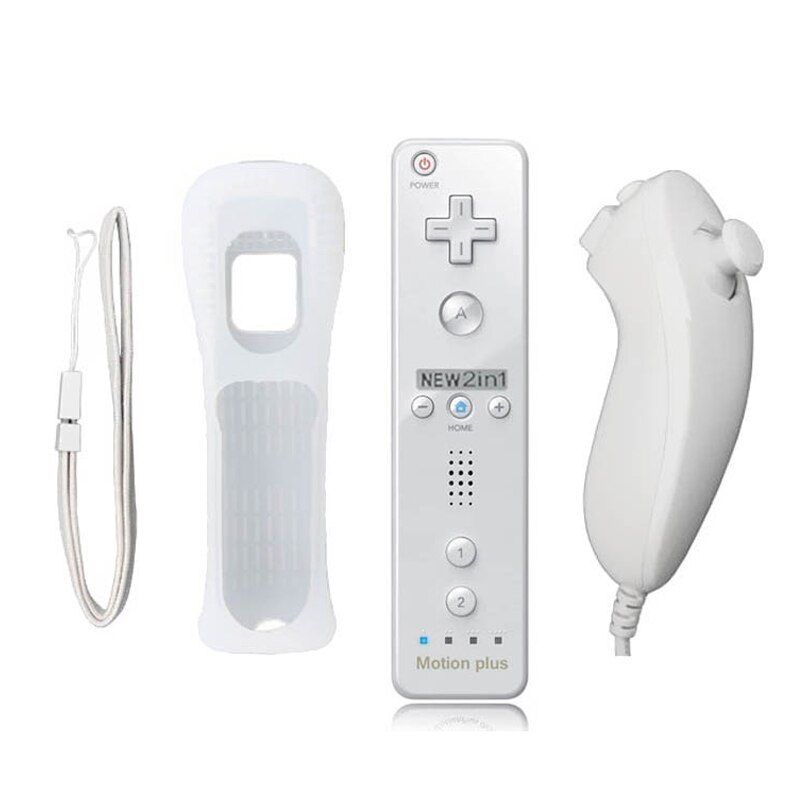 Blanc Pour Nunchuck Manette De Jeu Nunchuck Sans Fil 2 Fr 1 ... - 4