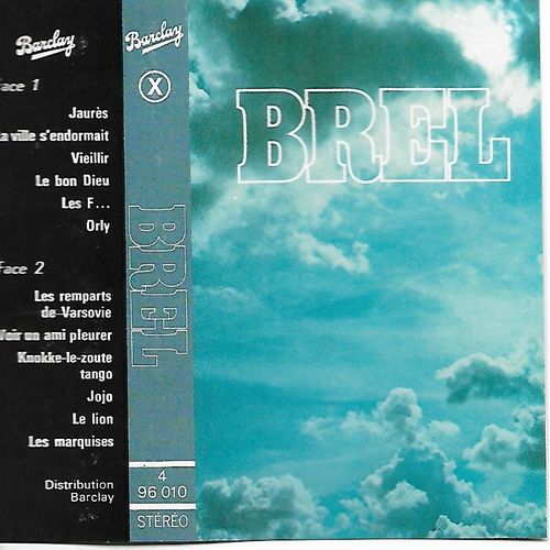 Brel - Jaures.... Les Marquises K7 Audio