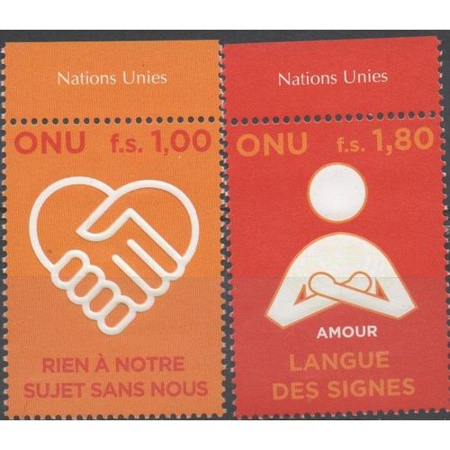 Nations Unies Timbre Langue Des Signes 2008