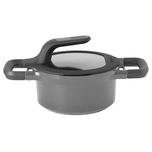 Berghoff Faitout Avec Couvercle Anti-Chaleur Gris 16 Cm - Gem