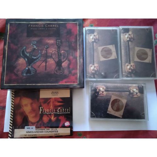 Francis Cabrel Coffret Cassettes Audio "D'une Ombre À L'autre"