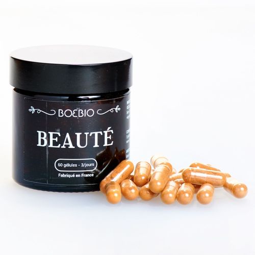 Beauté - Boebio - Complément Alimentaire - Peau Grasse - Urucum - Bardane Bio - 60 Gélules 