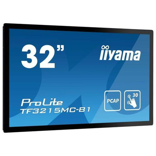 iiyama ProLite TF3215MC-B2 - Écran LCD - 31.5" - cadre ouvert - écran tactile - 1920 x 1080 Full HD (1080p) - VA - 500 cd/m² - 3000:1 - 8 ms - HDMI, VGA, DisplayPort - noir