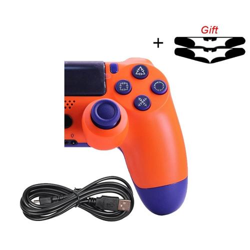 Usb Câblé Orange 1 Manette De Jeu Filaire Usb Pour La Console Ps4 / Ps4 / Ps4 / Pc Gagnez 7/8 / X