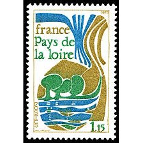 Régions Administratives Pays De La Loire Timbre Oblitéré