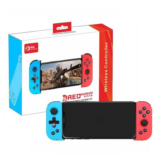 Rouge Bleu Manche De Jeu Télescopique Sans Fil Compatible Bluetooth, Avec Câble Usb, Pour Téléphone Android Et Ios