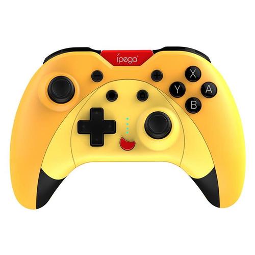 Jaune Manette De Jeu Sans Fil Bluetooth Pg-Sw023, Contrôleur, Joystick, Pour Console De Jeu Nintendo Interrupteur, Ps3, Cadeau Verses Enfants