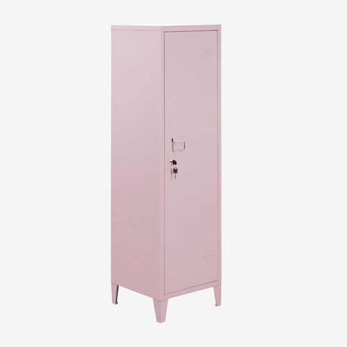 Armoire De Casier En Acier Pohpli Rose Noisette