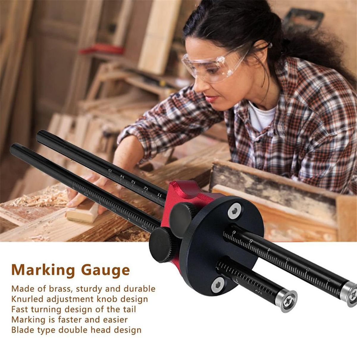 Outil De Jauge Contour Traage Prcis Avec Outils Charpentie... - 5