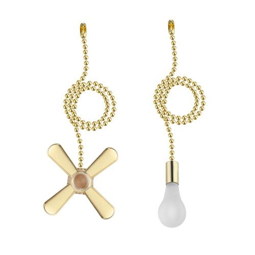 Chaîne de traction avec connecteur, accessoires, ampoule, Durable, pratique, pendentif boule perlée, installation facile, style, ventilateur de plafond pour la maison