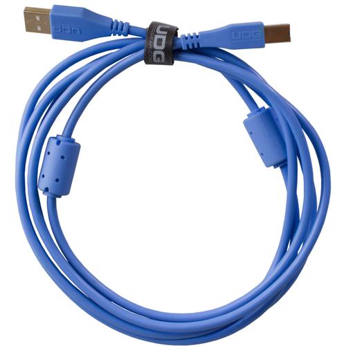 UDG U95001LB câble audio USB 2.0 A-B droit bleu 1 mètre