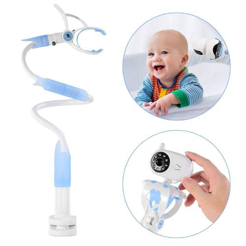 Support De Caméra Pour Bébé, Support De Moniteur Pour Bébé Support De Caméra Universel Support De Caméra Flexible Réglable Pour Support De Moniteur De Bébé Pour Pépinière Compatible Avec La Plupart Des Moniteurs De Bébé (Bleu)