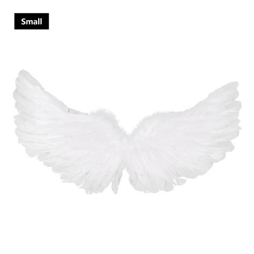 Ailes D'ange En Plumes Blanches Pour Enfants, Costume Cosplay De Fête De Danse, Spectacle Sur Scène, Mariage, Robe Fantaisie De Carnaval, De Vacances