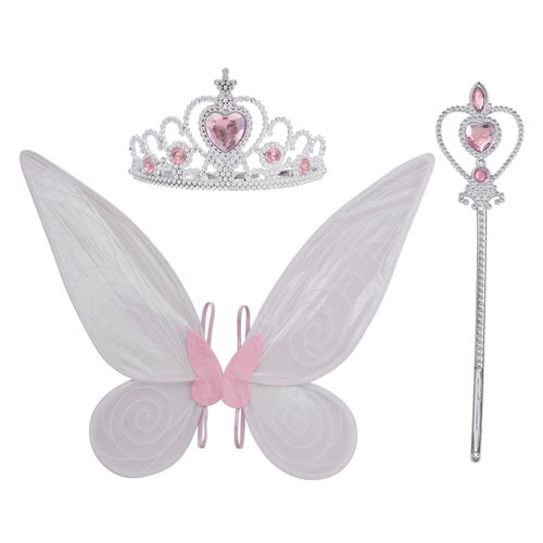 Aile De Papillon En Organza Coloré Pour Spectacle Sur Scène, Baguette Magique Pour Fête, Festival, Halloween, Cosplay Pour Enfants