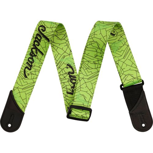 Jackson Cracked Mirror Sangle De Guitare Verte