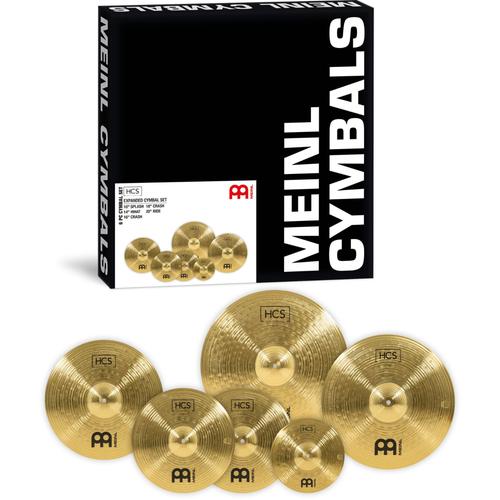 Meinl Hcs-Cs2 Expanded Cymbal Set Set De Cymbales 10, 14, 16, 18, 20 Pouces