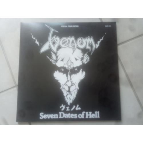 Venom Seven Dates Of Hell 2lp Vynil Couleur Gatefold Live Zwolle 84 Rare