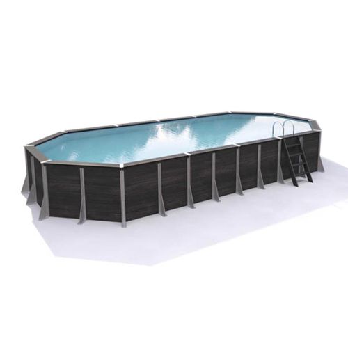 Piscine composite Romagny octogonale 9,10 x 4,31 x 1,26 m - Just'Aposé