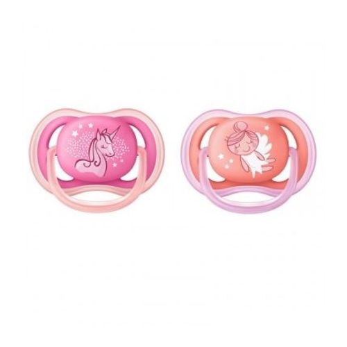 Lot De 2 Sucettes Ultra Aérées Tendance 6/18 Mois Licorne - Philips Avent