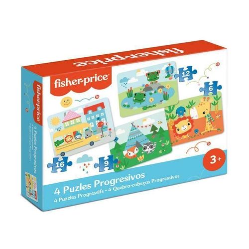 Puzzles Progressifs X 4 - Animaux