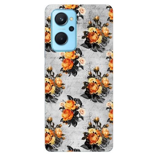 Coque Realme 9i Fleur Orange
