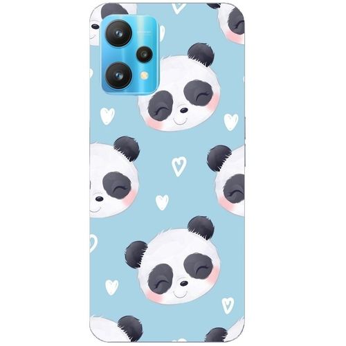 Coque Realme 9 Pro Panda Bleu