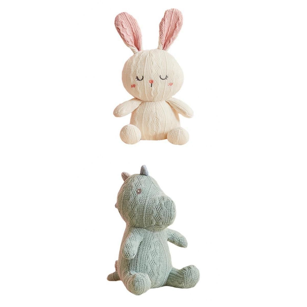 Peluche animaux réaliste lapin brun doux - Univers Peluche