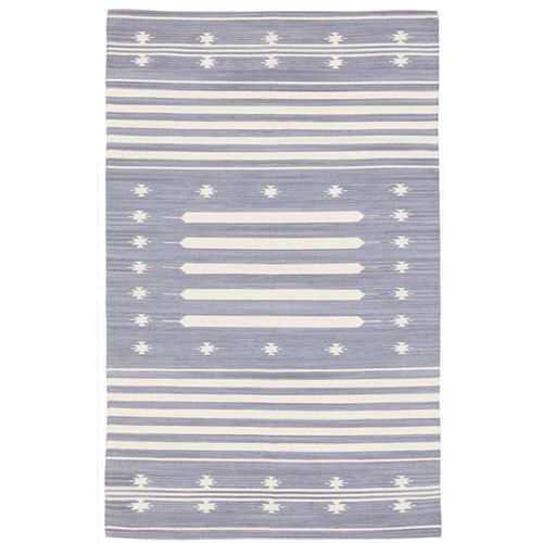 Tapis De Salon Moderne Coton Patio 140x200 Cm Gris - Novatrend