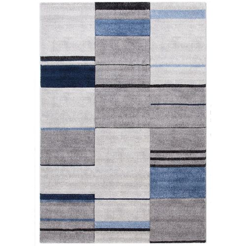 Tapis De Salon Moderne Roy 160x230 Cm Bleu - Novatrend