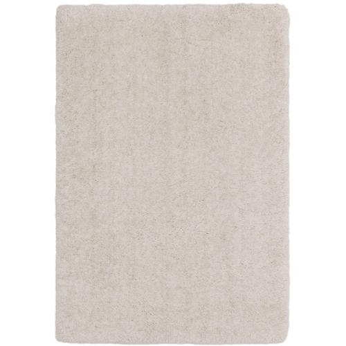 Tapis Shaggy Tufté Main Ultra Épais Barny 160x230 Cm Blanc Cassé - Novatrend