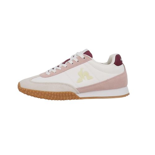 Chaussures Mode Ville Le Coq Sportif Veloce I W Bone White/mauve Chalk Blanc