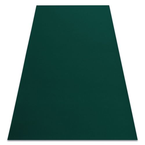 200x600 Cm Tapis Antidérapant Rumba 1970 Couleur Unique Bouteille Verte
