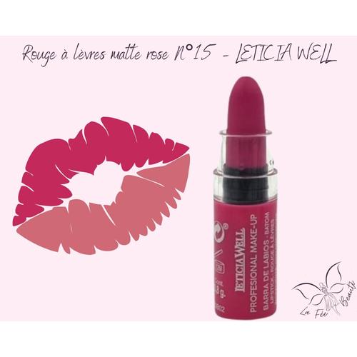 Rouge À Lèvres Matte Rose N°15  Leticia Well Rose