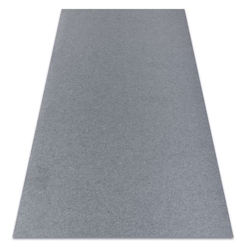 150x200 Cm Tapis Antidérapant Rumba 1809 Couleur Unique Gris Chiné