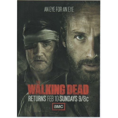 Walking Dead Season 3 (Amc Tv Show) Jumbo Promo Card (2013)