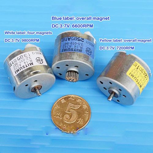 moteur électrique Micro 310 à 6 pôles, 3.7V, 9800 tr/min, moteur M22E-12 à grand couple, pour Machine à tatouer et rasoir, japon