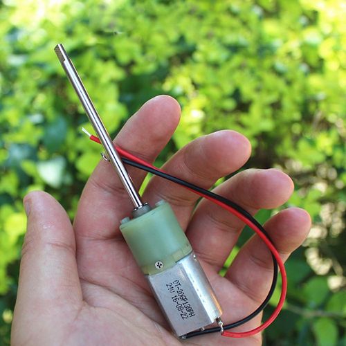 Moteur d'engrenage planétaire à arbre Long, 66mm, 12V, balais de carbone, engrenage planétaire à 3 étages entièrement métallique, vitesse lente, 30 à 72 tr/min