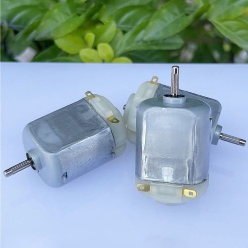 Moteur électrique Micro 3.7 à balais de carbone, haute vitesse, 25000 V, 6V, 130 tr/min, arbre en relief, pour jouets, loisirs, voiture intelligente, 1 pièce