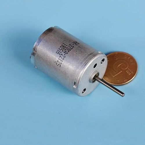 Moteur électrique à Micro balais de carbone 370-2212, Long arbre DC 6V-12V 7800-16000rpm pour accessoires de jouets électriques de loisirs
