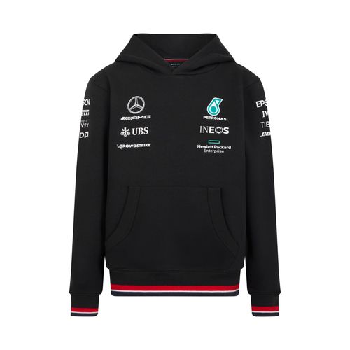 Sweat À Capuche Enfant Mercedes Amg Petronas Motorsport Team Officiel F1