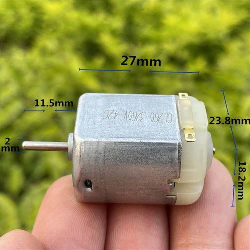 Moteur 3V-6V DC 260 ? 3260/42 à 19500, 260 tr/min, puissant balai de carbone magnétique, Micro, moteur plat étudiant pour jouets électroniques, modèle de bateau de voiture