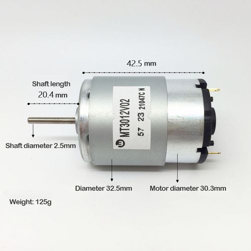 Moteur à Micro balais en carbone 12V DC, petit moteur 450 à arbre Long pour siège de Massage de voiture/accessoires de Support lombaire, tout nouveau