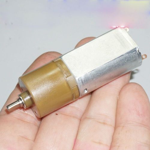Micro moteur à engrenages 3 étages, cc 3V, 5V, 6V, 20mm, 180 balais de carbone, engrenage planétaire, 156:1, 23RPM-51RPM, basse vitesse, couple élevé, axe D