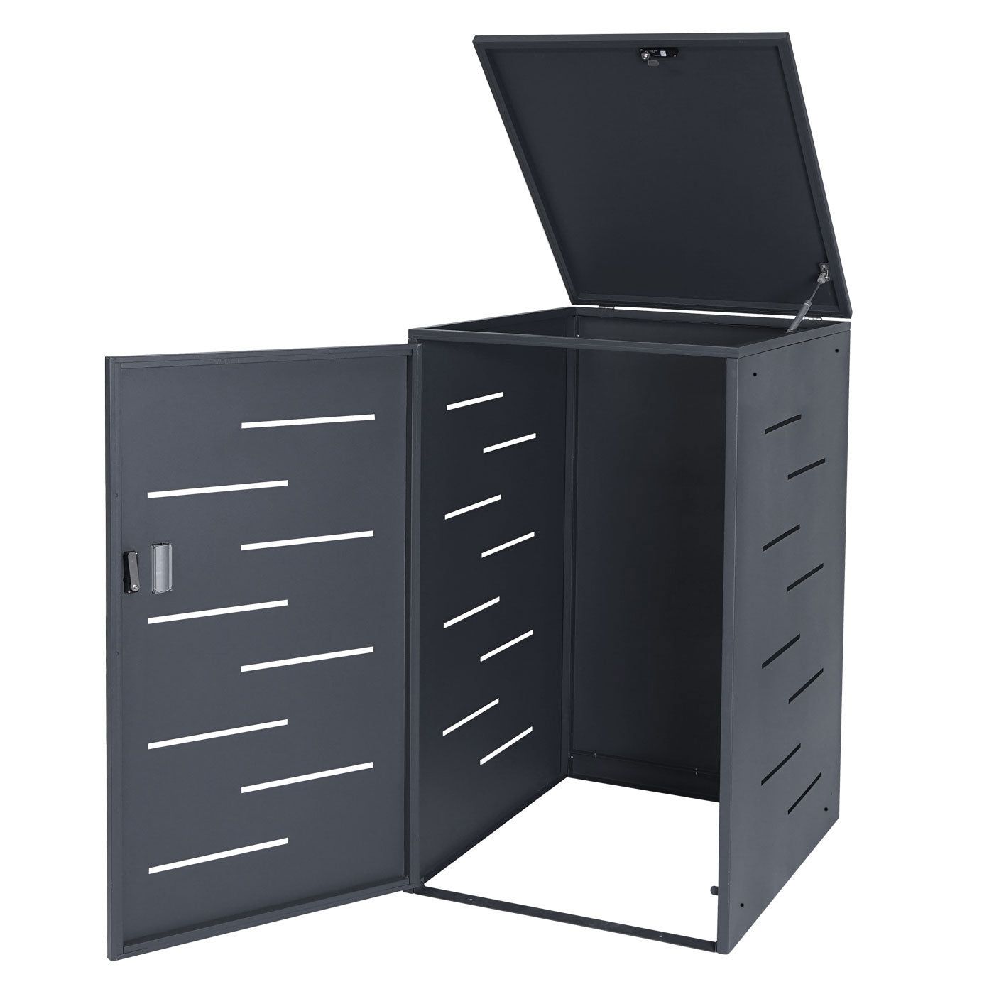 Abri De Poubelles Extérieur Conteneurs À Ordures Pour Une Poubelle ...