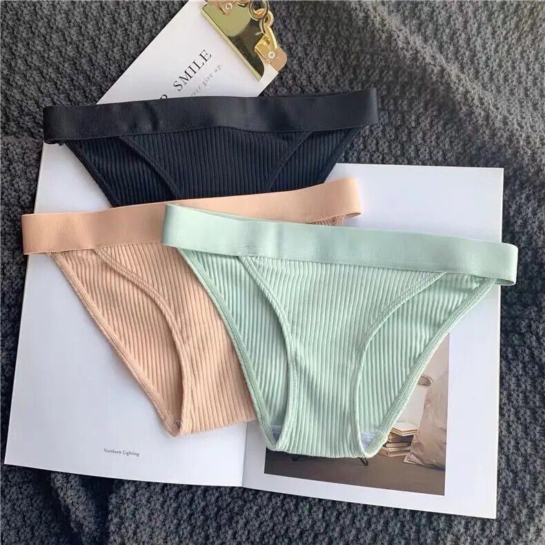 Sous-Vtement En Coton De Fil Des Femmes M-Xl Culotte Sans C... - 3
