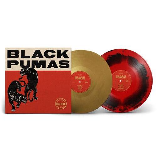 Black Pumas - Black Pumas [Vinyl] Black, Colored Vinyl, Red, Deluxe Ed