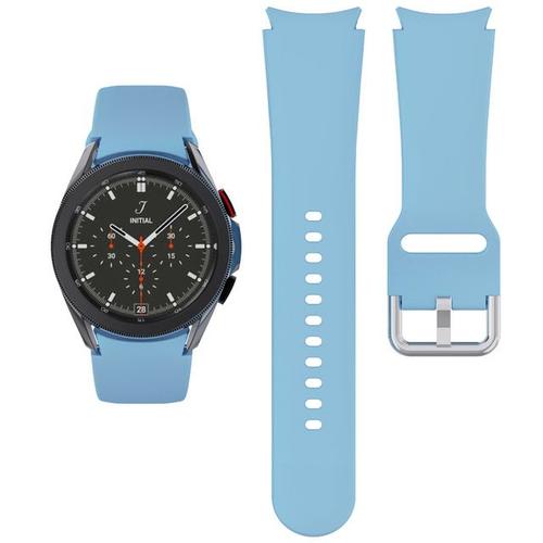 Bracelet En Silicone Pour Samsung Galaxy Watch 4 6 Classic,Bracelet Sans Lacunes,Ceinture,20mm,47mm,46mm,5 Pro,45mm,Galaxy Watch 6,5,4,40mm,44mm - Type Sky Blue-4 Classic 46mm 42mm